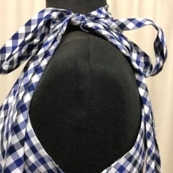 Tish Cox "Courtney" Blue Black White Dress small - Picture 3 of 3